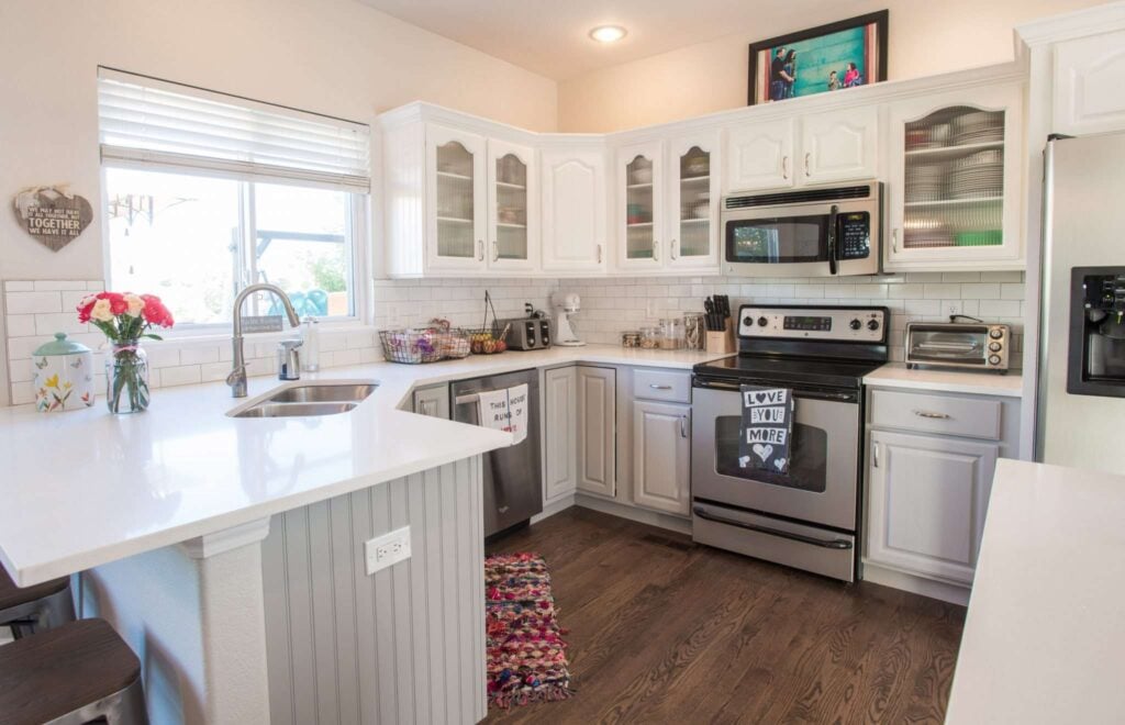 painting kitchen cabinets near denver white