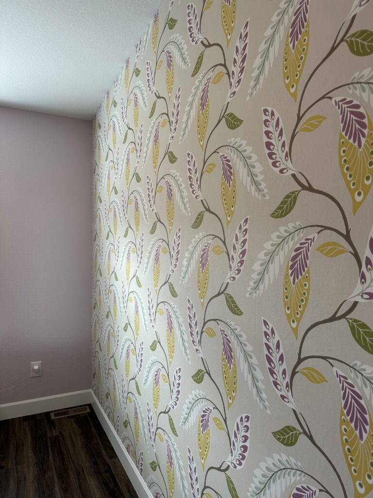 bedroom wallpaper installation near denver
