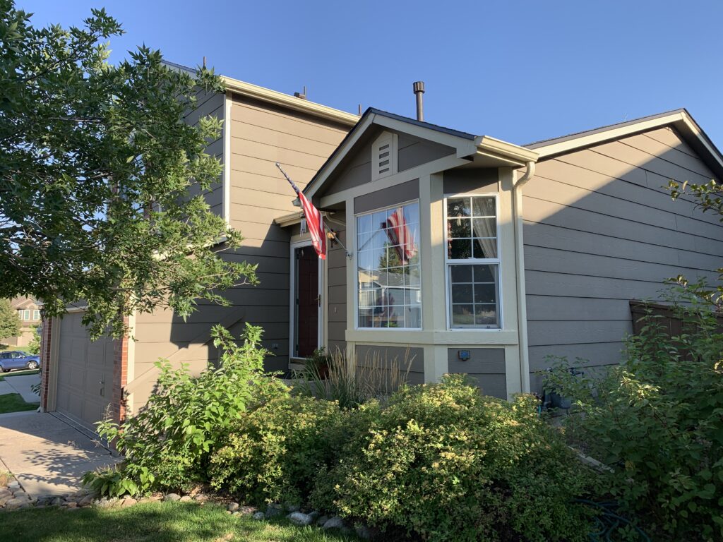 beautiful exterior house painting in denver colorado from WBD an exterior house painter near denver
