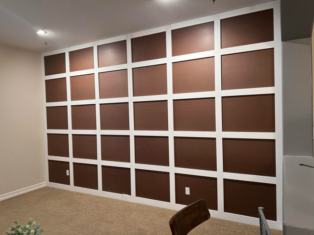 interior trim project progress shot